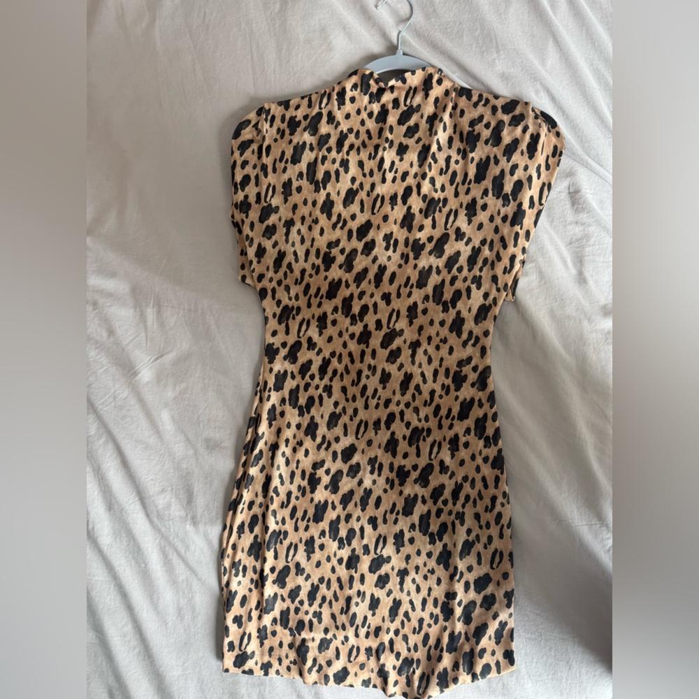 Zara Leopard Print Mini  Dress